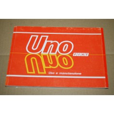 LIBRETTO USO MANUTENZIONE FIAT UNO  3° ed. IX 1987 - MOLTO BUONO 2