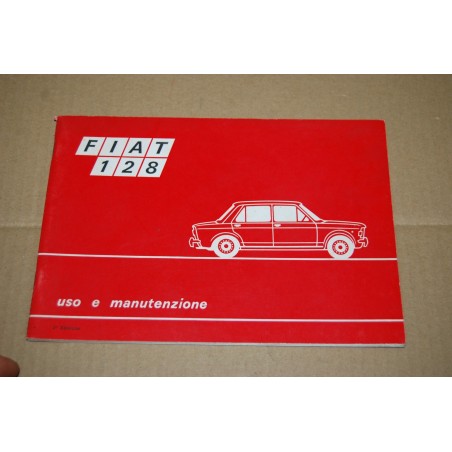 LIBRETTO USO MANUTENZIONE FIAT 128 5° ed. VII 1970 MOLTO BUONO