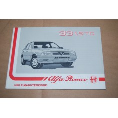 LIBRETTO USO MANUTENZIONE ALFA ROMEO 33 1.8 TD 1° ED. 1988 OTTIMO