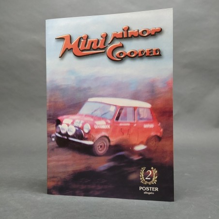 Opuscolo celebrativo Mini Minor Cooper 2 con poster allegato. Ben conservato