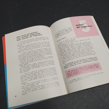 Libretto d'istruzioni Frigorifero Fiat da 225 lt anni '50. Condizioni mediocri