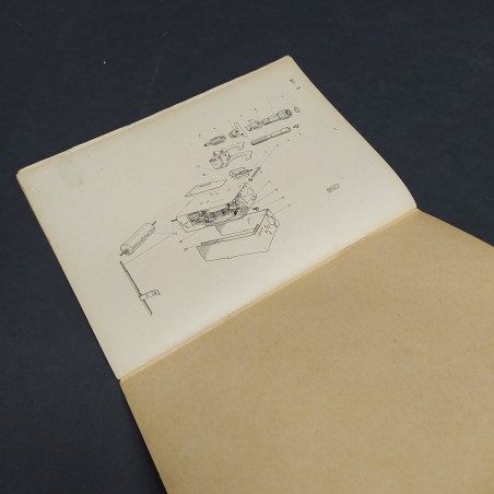 Libretto ricambi Frigorifero Fiat mod.175 anni '50. Condizioni mediocri
