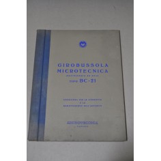 LIBRO GIROBUSSOLA MICROTECNICA TIPO BC-21 ISTRUZIONI DI CONDOTTA