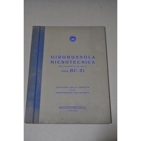 LIBRO GIROBUSSOLA MICROTECNICA TIPO BC-21 ISTRUZIONI DI CONDOTTA