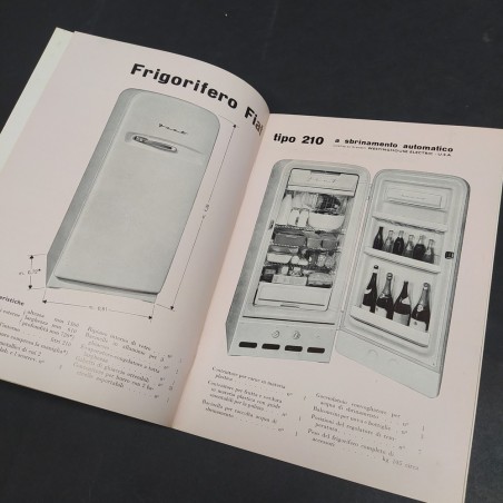 Libretto d'istruzioni Frigorifero Fiat da 210 lt anni '50. Impolverato