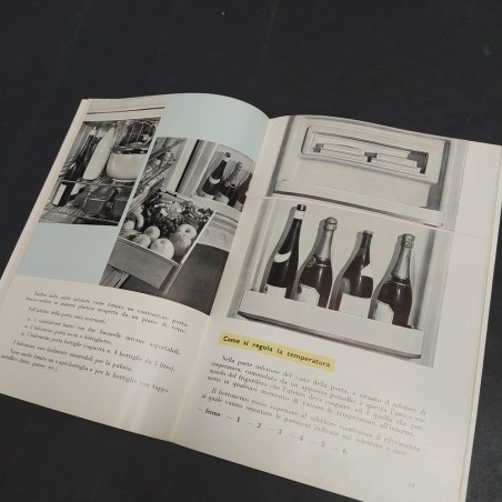 Libretto d'istruzioni Frigorifero Fiat da 210 lt anni '50. Impolverato