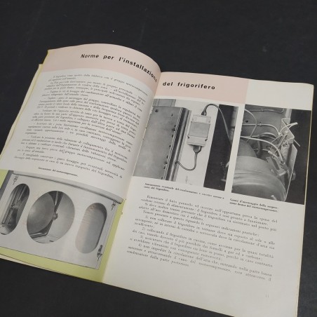 Libretto d'istruzioni Frigorifero Fiat da 175 lt anni '50. Condizioni discrete