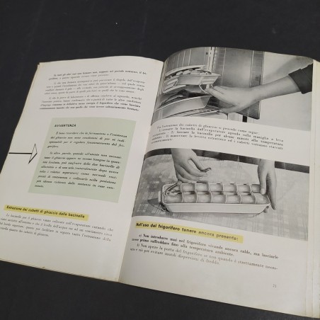 Libretto d'istruzioni Frigorifero Fiat da 175 lt anni '50. Condizioni discrete