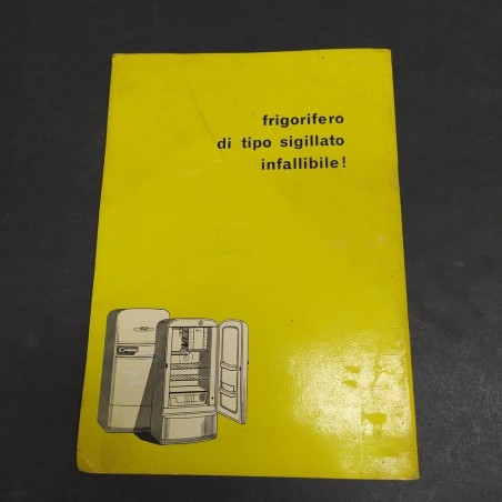 Libretto d'istruzioni Frigorifero Fiat da 175 lt anni '50. Condizioni discrete