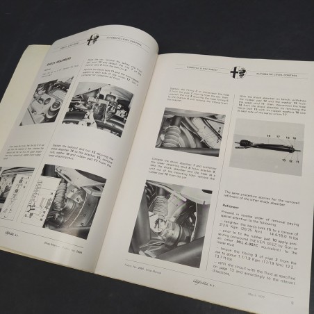 Libretto Workshop Manual auto Alfa Romeo Alfetta 1979 in inglese