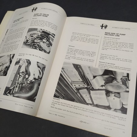 Libretto Workshop Manual auto Alfa Romeo Alfetta 1979 in inglese