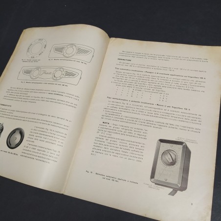 Libretto d'installazione e uso frigorifero Fiat mod. 125/155/240 lt anni '50