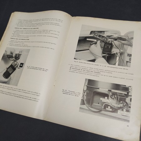 Libretto d'installazione e uso frigorifero Fiat mod. 125/155/240 lt anni '50