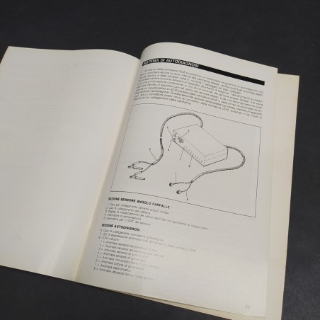 Libretto Scuola assistenza auto Alfa Romeo Sistema CEM 6V iniezione 1985
