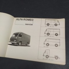 Libretto ricambi vetture Alfa Romeo F20/F20 n Saviem 1974. Aloni grigi 2