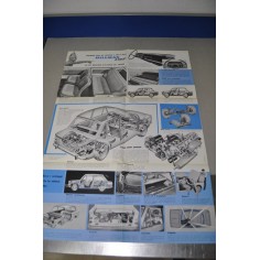 PROSPEKT DEPLIANT BROCHURE HILMAN IMP POSTER 6 PAGINE ITALIANO 2