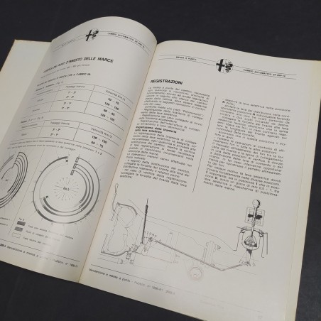 Libretto d'istruzioni vetture Alfa Romeo a cambio automatico 1974. Spellature