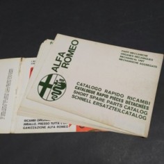 Catalogo dei ricambi meccanici originali Alfa Romeo 1972. Condizioni mediocri 2