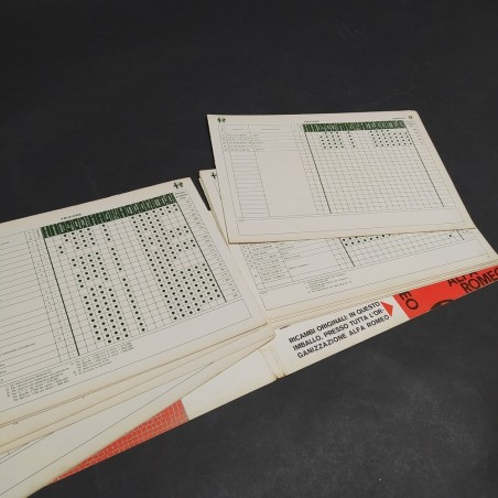 Catalogo dei ricambi meccanici originali Alfa Romeo 1972. Condizioni mediocri