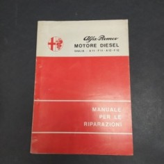 Manuale per riparazioni Alfa Romeo motore Diesel Giulia A11/F11/A12/F12. Polvere