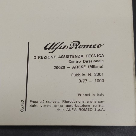 Manuale per riparazioni Alfa Romeo motore Diesel Giulia A11/F11/A12/F12. Polvere