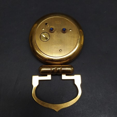 Orologio da tavolo originale Cartier placcato oro mov. quarzo