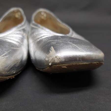 Nicholas Kirkwood scarpe donna ballerine argento n° 40 usate