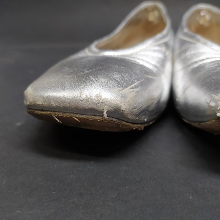 Nicholas Kirkwood scarpe donna ballerine argento n° 40 usate