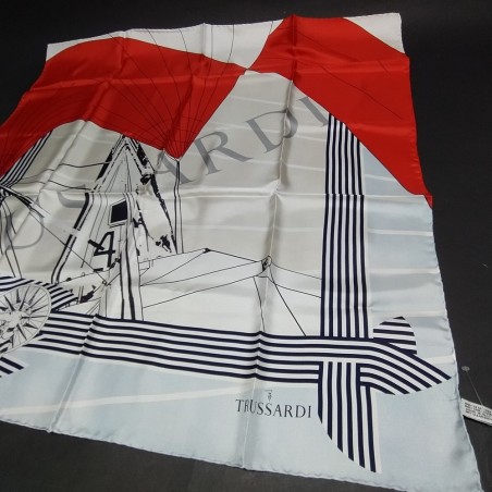 Foulard Trussardi in 100% seta 87x87 cm nuovo