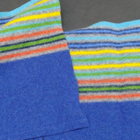 Sciarpa uomo De Paz 30x155 cm pura lana vergina nuova