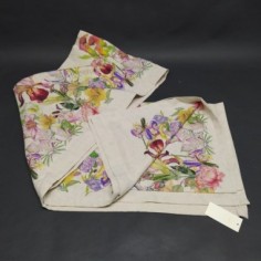 Tovaglia floreale G.P. Palombella Iris in misto lino – 180x270 cm – nuova
