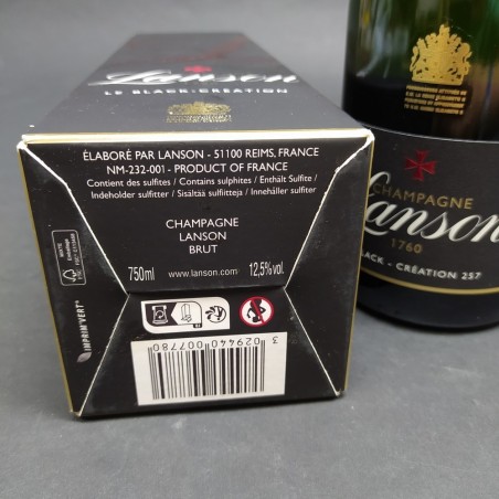 Champagne Lanson – Le Black Création 257 - 75 cl 12,5%