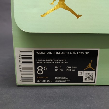 Nike Air Jordan 14 Retro "Ginger Light Bone" x Jayson Tatum n° 8,5 pari 40