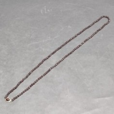 Collana di granato fermaglio in argento peso circa 100 grammi usata 2
