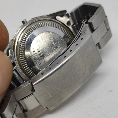 Orologio polso donna Baume Mercier ref 1187 tutto acciaio manca corona usato