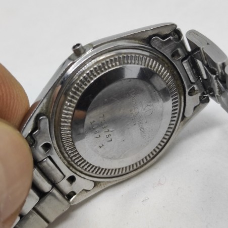 Orologio polso donna Baume Mercier ref 1187 tutto acciaio manca corona usato