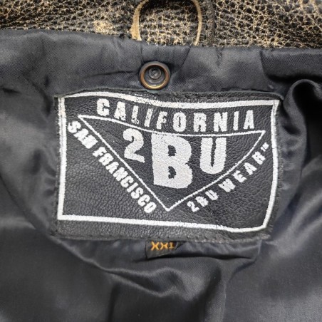 Giubbotto pelle americano 2 Bu California usato Tg XXL