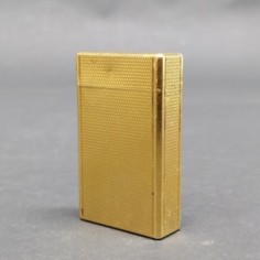 Accendino da tasca Dupont Ligne 1 (prima serie) placcato oro usato 2