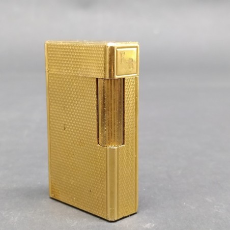 Accendino da tasca Dupont Ligne 1 (prima serie) placcato oro usato