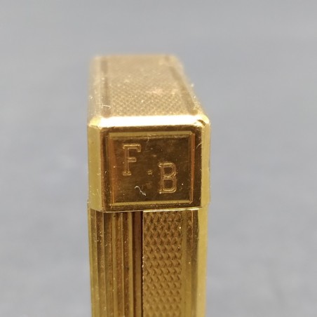 Accendino da tasca Dupont Ligne 1 (prima serie) placcato oro usato