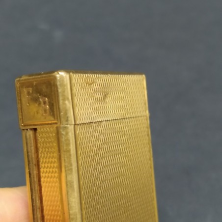 Accendino da tasca Dupont Ligne 1 (prima serie) placcato oro usato