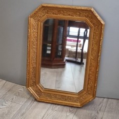 Specchio da parete con cornice floreale tardo 800 50x70 cm 2