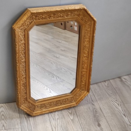 Specchio da parete con cornice floreale tardo 800 50x70 cm