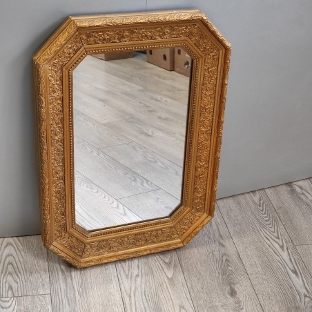 Specchio da parete con cornice floreale tardo 800 50x70 cm