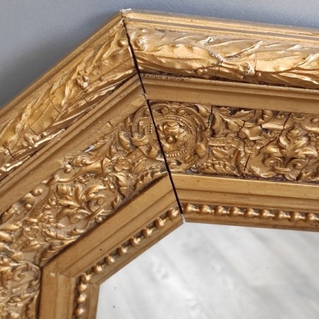 Specchio da parete con cornice floreale tardo 800 50x70 cm