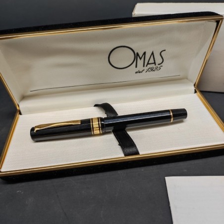 Penna stilografica Omas Extra Dama/555 con astuccio e libretti - usata
