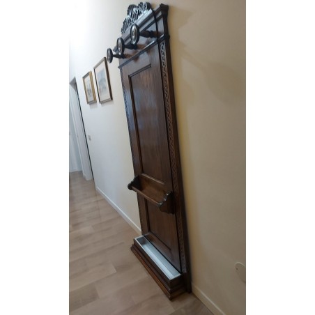 Attaccapanni da parete in legno massiccio fine 800 primo 900
