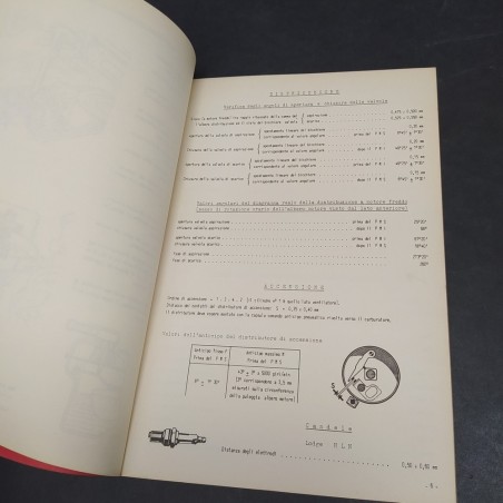 Manuale Caratteristiche tecniche auto Alfa Romeo Giulia 1300. Aloni