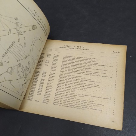 Catalogo parti di ricambio vetture Lancia Esadelta Veicolo 401.00, 1959. Aloni