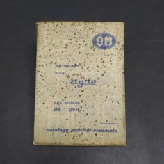 Catalogo parti di ricambio autocarri OM Tigre, prima edizione 1959. Macchie